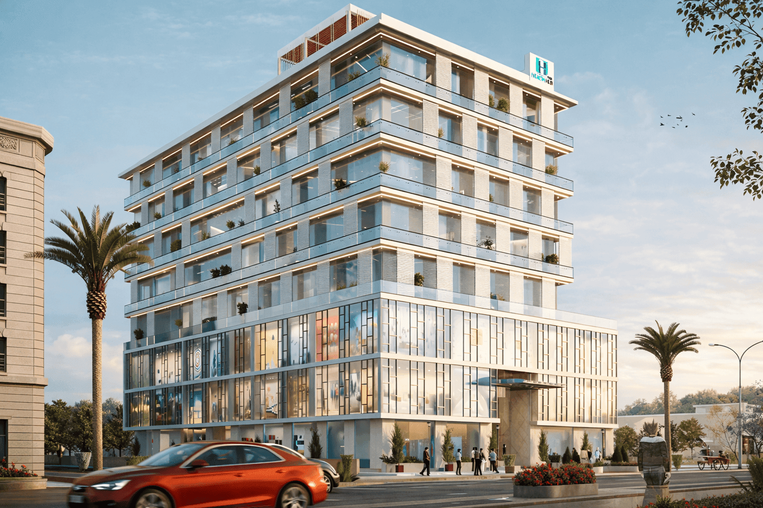 Health Hub architectural rendering