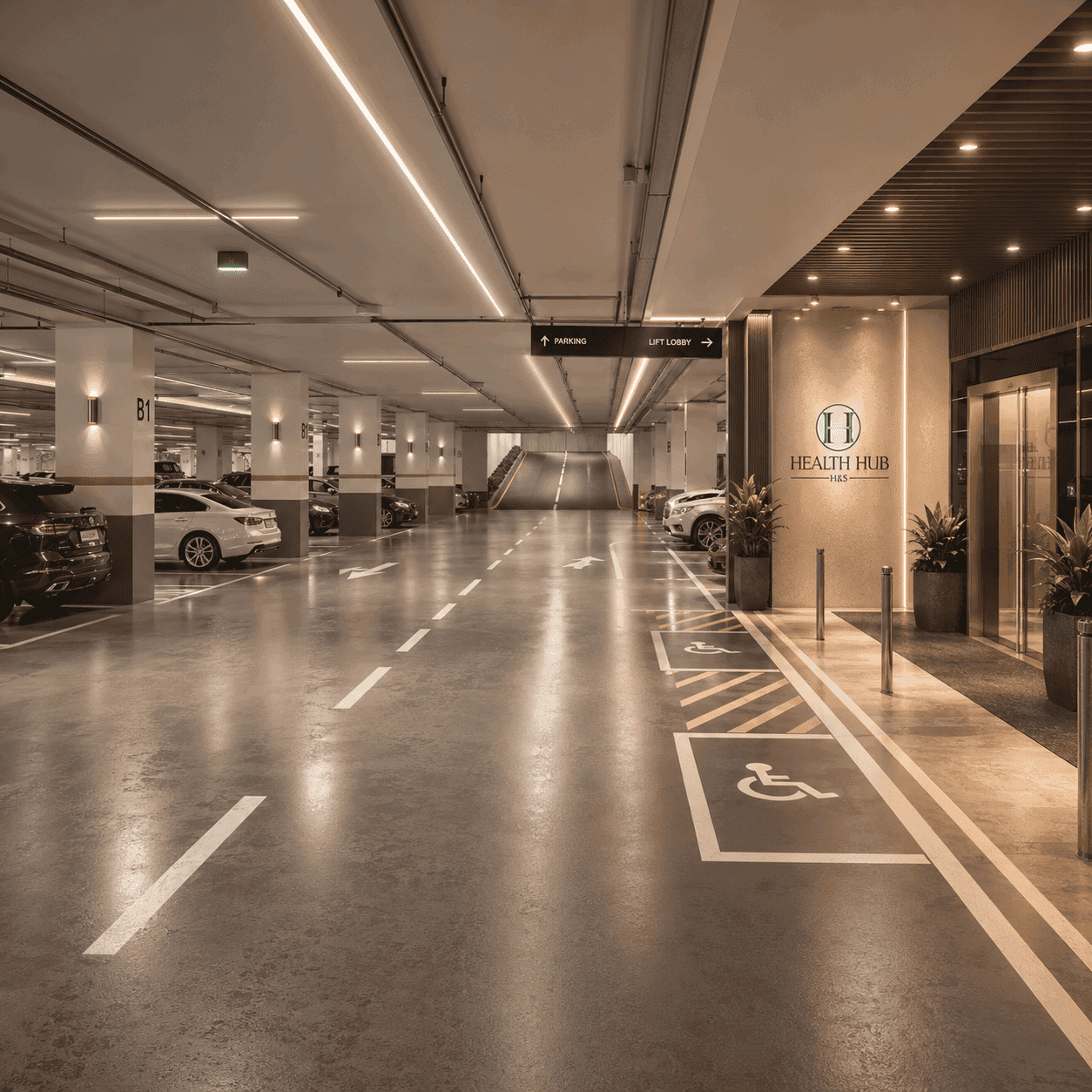 Ample Parking